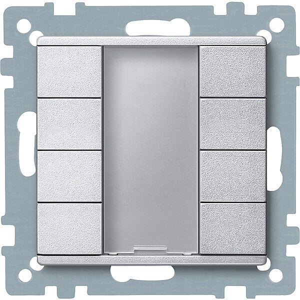 Merten Taster 4f. plus alu 627860